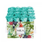  Mila-Roses-01801 Mila Limited Edition Jungle Medium Medium Jungle - Aquamarine