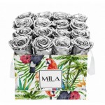  Mila-Roses-01805 Mila Limited Edition Jungle Medium Medium Jungle - Metallic Silver