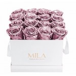  Mila-Roses-01847 Mila Classique Medium Blanc Classique - Metallic Rose Gold