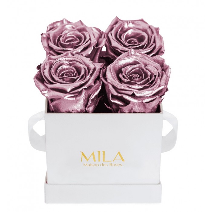 Mila Classique Mini Blanc Classique - Metallic Rose Gold