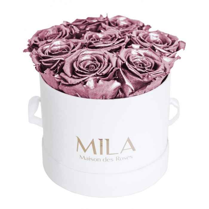 Mila Classique Small Blanc Classique - Metallic Rose Gold