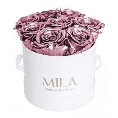 Produit Mila-Roses-01854 Mila Classique Small Blanc Classique - Metallic Rose Gold