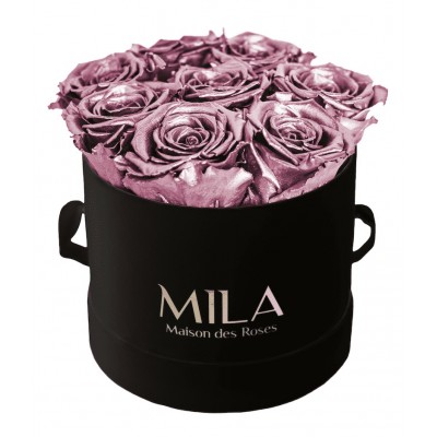 Produit Mila-Roses-01855 Mila Classique Small Noir Classique - Metallic Rose Gold