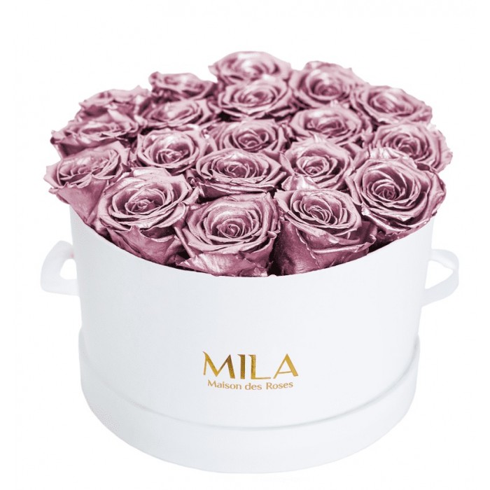 Mila Classique Large Blanc Classique - Metallic Rose Gold