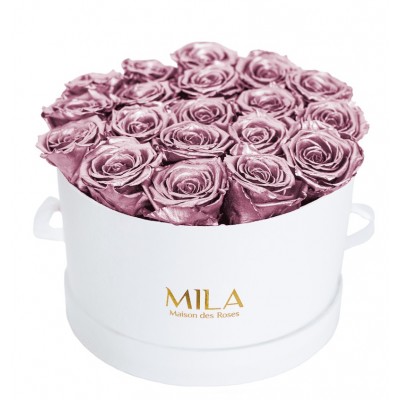 Produit Mila-Roses-01856 Mila Classique Large Blanc Classique - Metallic Rose Gold