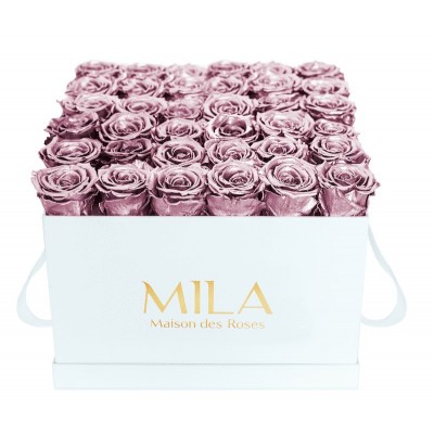 Produit Mila-Roses-01858 Mila Classique Luxe Blanc Classique - Metallic Rose Gold