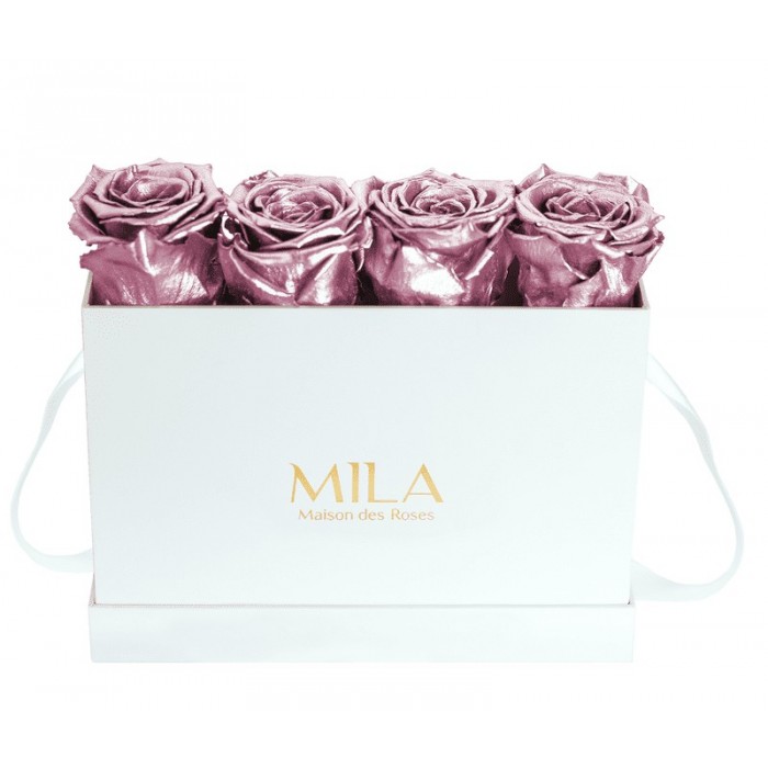 Mila Classique Mini Table Blanc Classique - Metallic Rose Gold