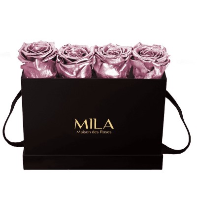 Produit Mila-Roses-01861 Mila Classique Mini Table Noir Classique - Metallic Rose Gold