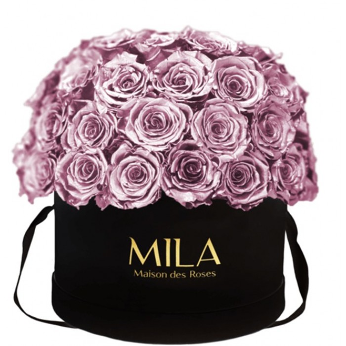 Mila Classique Large Dome Noir Classique - Metallic Rose Gold