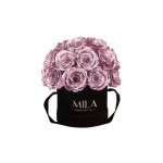  Mila-Roses-01866 Mila Classique Small Dome Noir Classique - Metallic Rose Gold