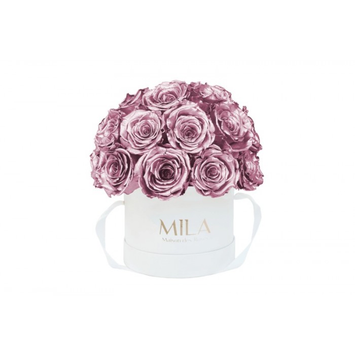 Mila Classique Small Dome Blanc Classique - Metallic Rose Gold