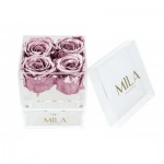  Mila-Roses-01875 Mila Acrylic Mini Bijou - Metallic Rose Gold