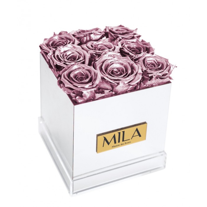 Mila Acrylic Mirror - Metallic Rose Gold