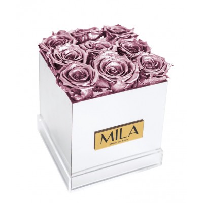 Produit Mila-Roses-01880 Mila Acrylic Mirror - Metallic Rose Gold