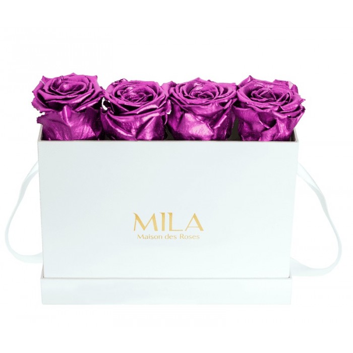 Mila Classique Mini Table Blanc Classique - Metallic Pink