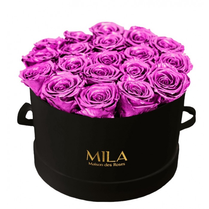 Mila Classique Large Noir Classique - Metallic Pink