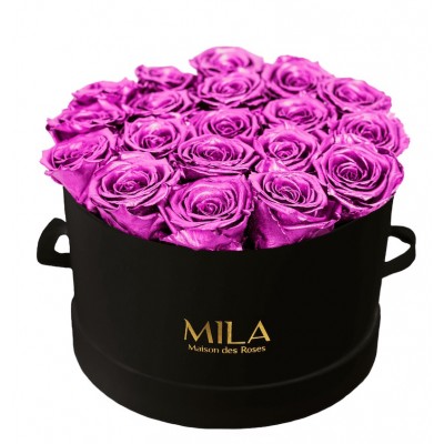 Produit Mila-Roses-01993 Mila Classique Large Noir Classique - Metallic Pink