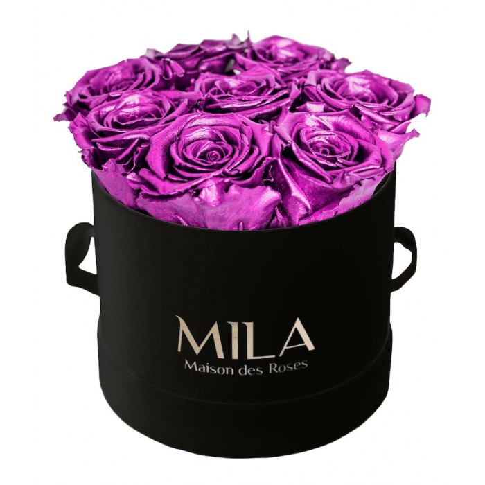 Mila Classique Small Noir Classique - Metallic Pink