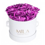  Mila-Roses-02002 Mila Classique Small Blanc Classique - Metallic Pink