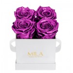  Mila-Roses-02008 Mila Classique Mini Blanc Classique - Metallic Pink