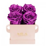  Mila-Roses-02023 Mila Classique Mini Rose Classique - Metallic Pink