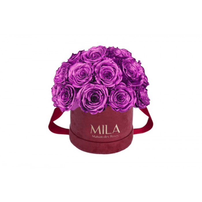 Mila Classique Small Dome Burgundy - Metallic Pink