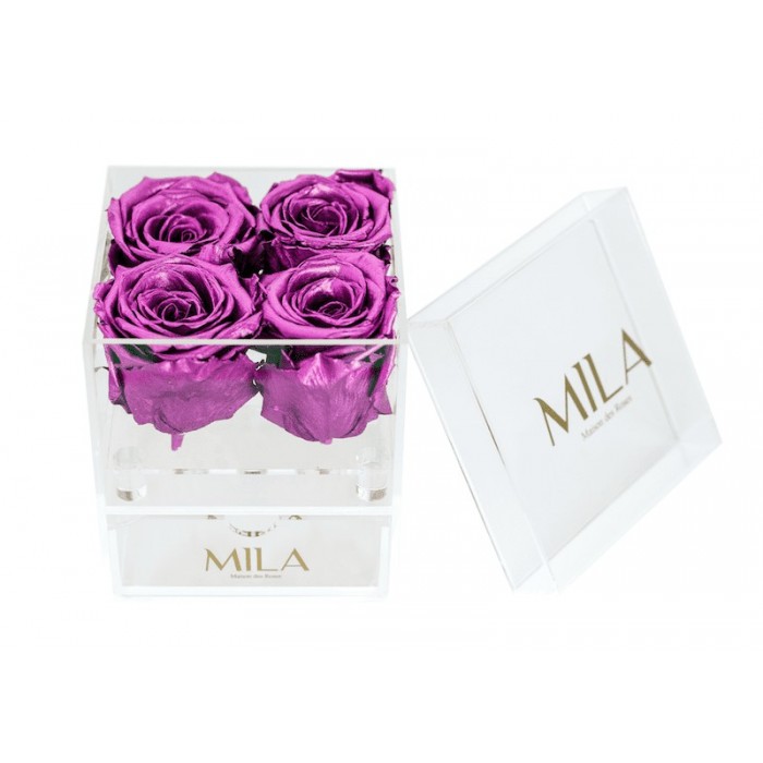 Mila Acrylic Mini Bijou - Metallic Pink