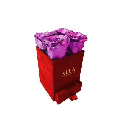 Produit Mila-Roses-02125 Mila Velvet Mini Red Velvet Mini - Metallic Pink