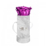  Mila-Roses-02143 Mila Baby Marble Marble - Metallic Pink