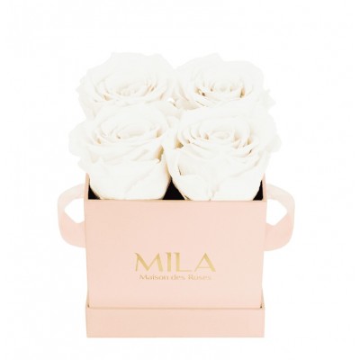 Produit Mila-Roses-02223 Mila Classique Mini Rose Classique - Pure White