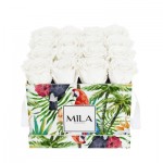  Mila-Roses-02274 Mila Limited Edition Jungle Medium Medium Jungle - Pure White