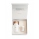 White Baby Box - Mila Baby Marble Marble - Grey - Bougie Parfumée - Rose Figuier - 90g