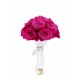 Mila Small Bridal Bouquet - Fuchsia