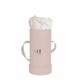 Mila Velvet Baby Old Pink Velvet Baby - White Cream