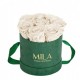 Mila Velvet Small Emeraude Velvet Small - White Cream